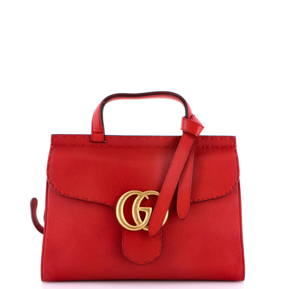 Gucci Small GG Marmont Top Handle Bag